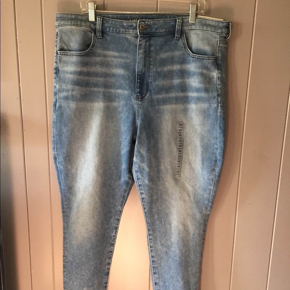 American Eagle super high rise jeggings